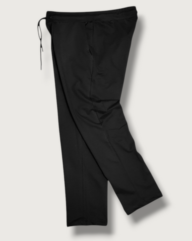 STRAIGHT TROUSER PANTS (BLACK)