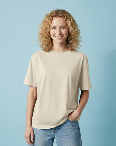 UNISEX OVERSIZED BOX T-SHIRT (IVORY)