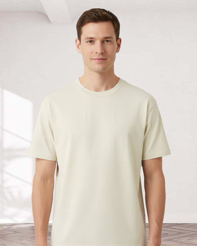 UNISEX OVERSIZED BOX T-SHIRT (IVORY)