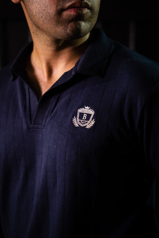 DROP NEEDLE POLO (FULL SLEEVES)