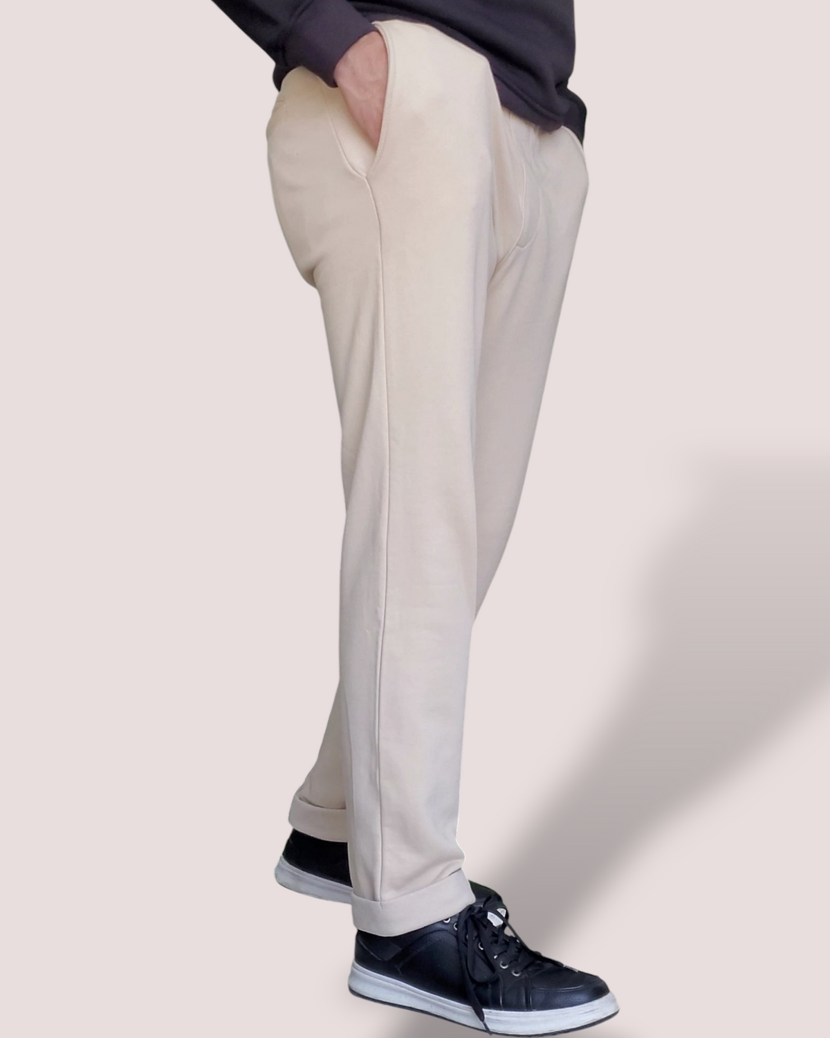 UNISEX BEIGE STERLIN TROUSERS