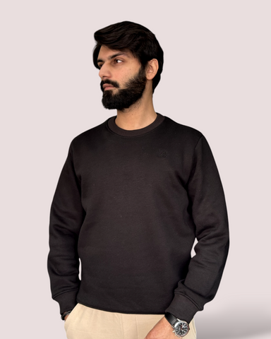 UNISEX BLACK SWEATSHIRT