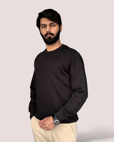 UNISEX BLACK SWEATSHIRT