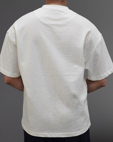 UNISEX OVERSIZED BOX T-SHIRT (IVORY)