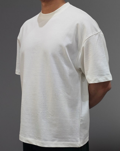 UNISEX OVERSIZED BOX T-SHIRT (IVORY)